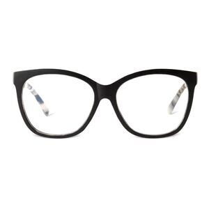 Blue Light Filtering Glasses Universal Thead Computer/Mobile Eyewear MATTE BLACK